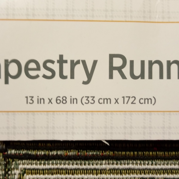 Runner Fall Tapestry Table Runner NWT - Picture 3 of 5